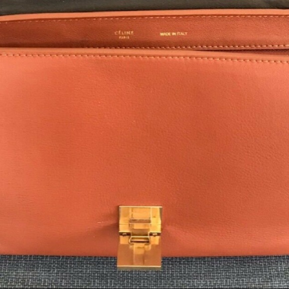 Authentic Celine Tri-coloured trapeze bag - Picture 8 of 16